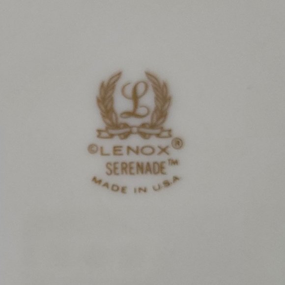 LENOX -SERENADE- Birds Floral Oval Candy Dish Excellent Condition - Picture 3 of 7